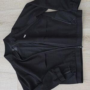 Figs Sydney Black Scrub Jacket NWOT